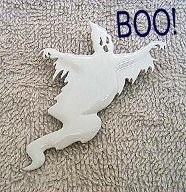 Ghost Halloween JJ Jonette Pewter Pin Jack O Lantern