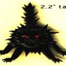 Scared Black Cat Halloween JJ Jonette Pewter Pin