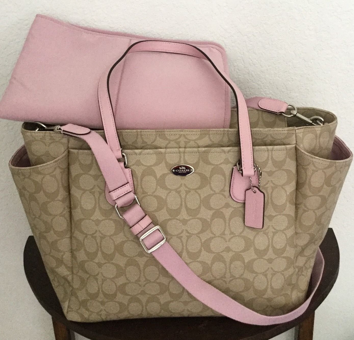 COACH Signature Multifunction Diaper Baby Bag