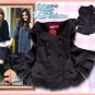 New Japan Elegant Double Breasted Coat Black L