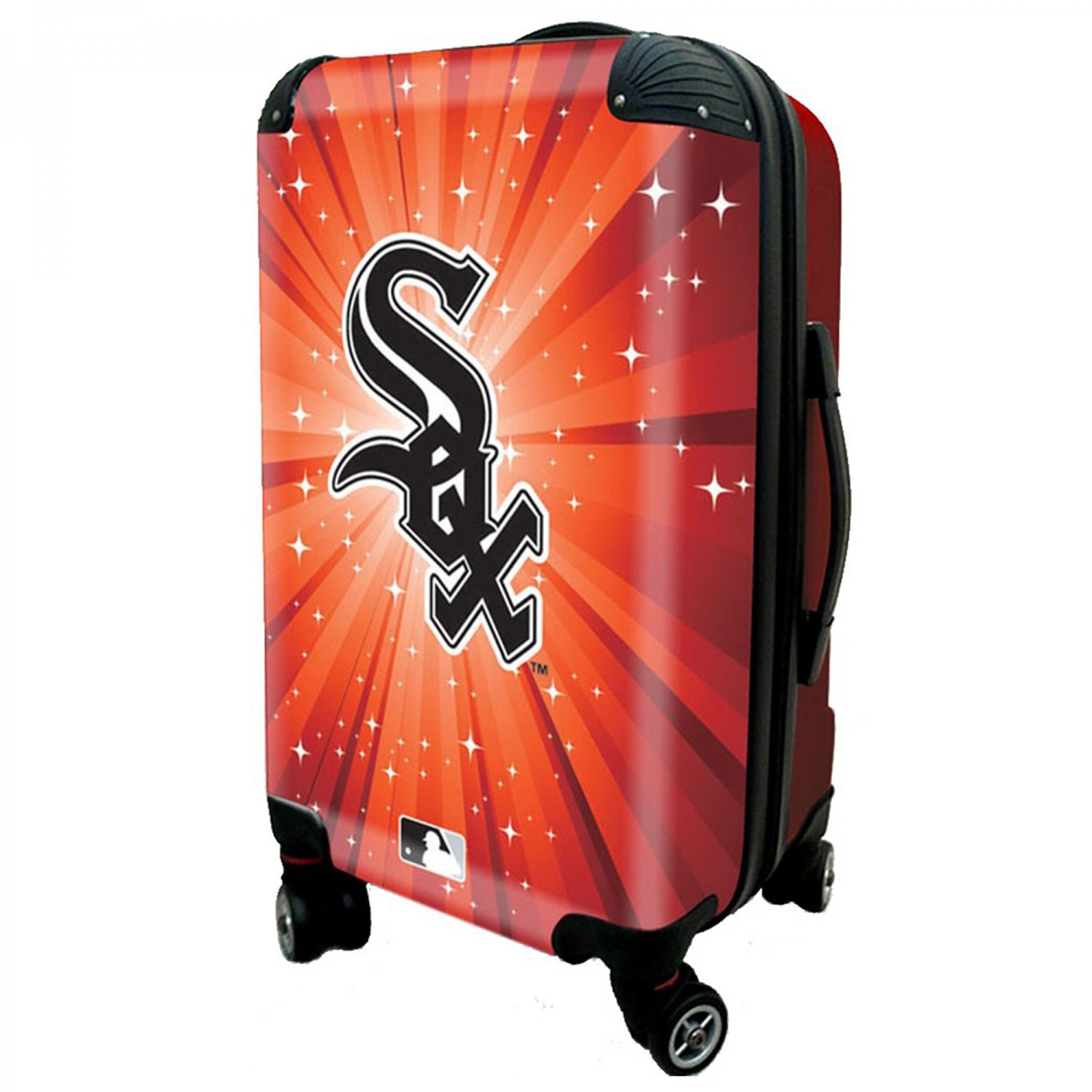 Chicago White Sox, 21" Clear Poly Carry-On Luggage by Kaybull #CWS14