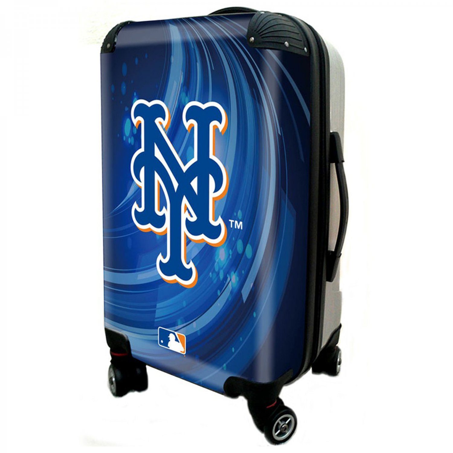 New York Mets, 21" Clear Poly Carry-On Luggage by Kaybull #NYM2
