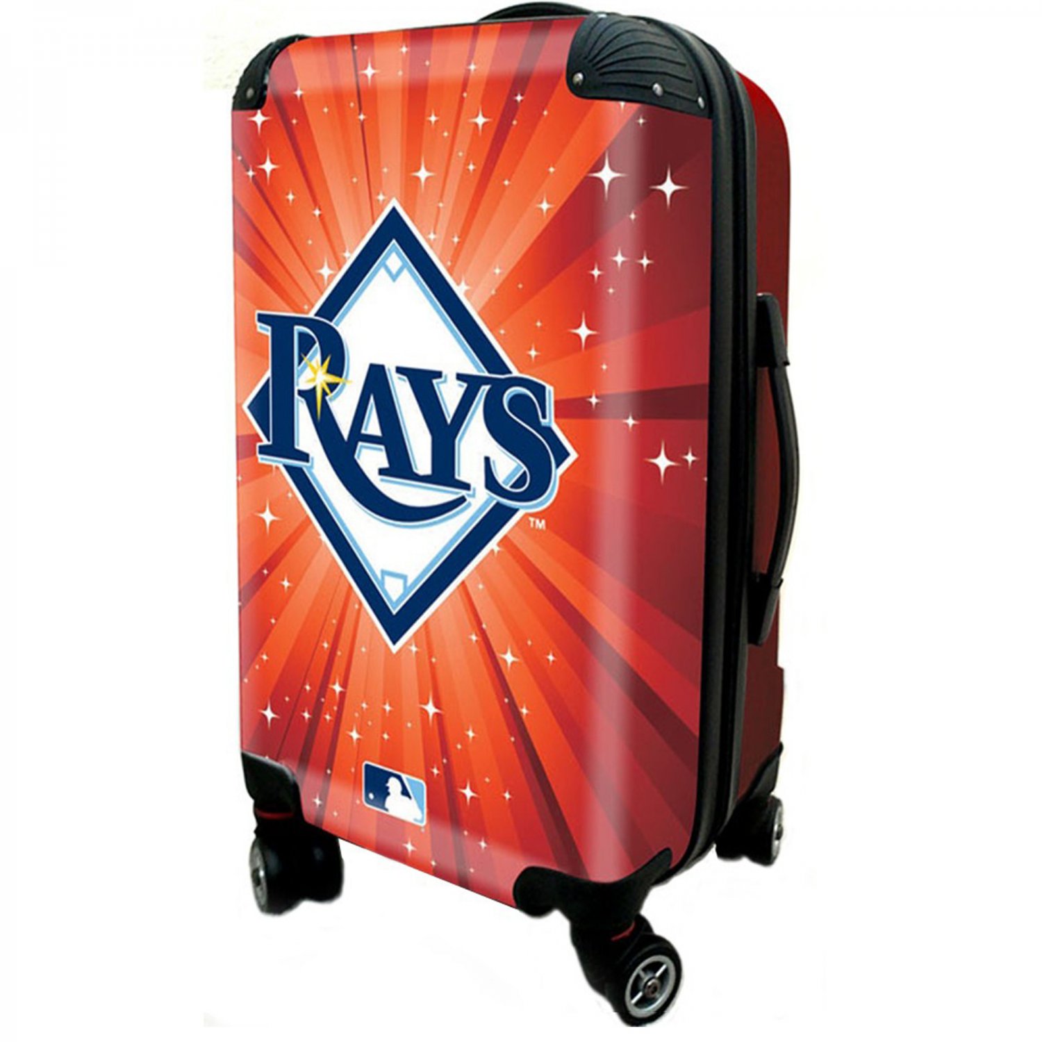 Tampa Bay Rays, 21" Clear Poly Carry-On Luggage by Kaybull #TAM7