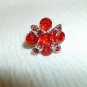 Red Rhinestone Ring - Adjustable