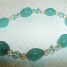 Turquoise & Czech Beaded Bracelet