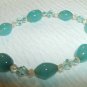Turquoise & Czech Beaded Bracelet