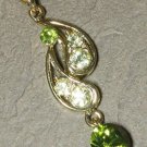 Swarovski Tranquil Green Teardrop Pendant