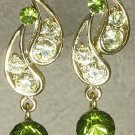 Swarovski Tranquil Green Teardrop Earrings
