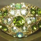 Swarovski Tranquil Green Teardrop Ring