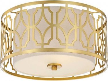 Nuvo Lighting 60 5931 Filigree 2 Light 15 Wide Flush Mount Drum