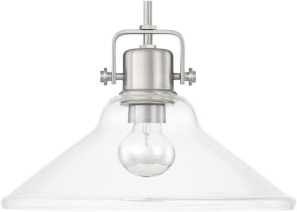 Capital Lighting 319913BN (Fuhrmann) Pendant Light, Brushed Nickel