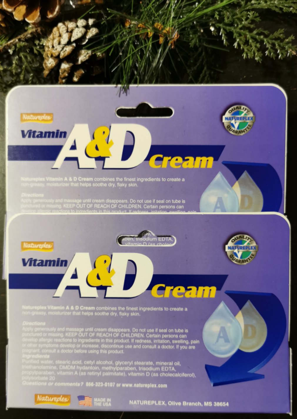 NEW Natureplex A & D Cream, 1.5 oz. (2Pack)