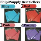 2.5 Mil 1-1000 6x9 ( Blue Pink Purple or Red ) Color Poly Mailers Best Sellers