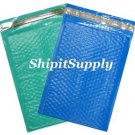 2-500 #000 Poly 4X8 ( Blue & Teal ) Combo Color Bubble Padded Mailers