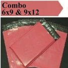 2.5 Mil 2-1000 6x9 9x12 ( Pink ) Combo Color  Poly Mailers Boutique Bags