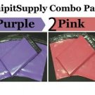 2.5 Mil 2-1000 9x12  ( Purple & Pink ) Color Combo Poly Mailers Boutique Bags