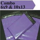 2.5 Mil 2-1000 6x9 10x13 ( Purple ) Combo Color  Poly Mailers Boutique Bags