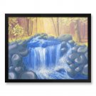 Framed Print 16x20" of Painting 'Autumn Falls'