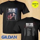 Billy Idol + Steve Stevens spring tour 2019 black tee S-2XL
