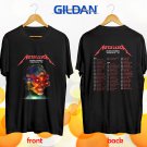 Metallica worldwired tours 2018/2019 black tee S-2XL