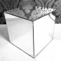 Lux Bedside Table End Tea Lamp Tables Mirrored Glass with Storage