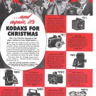 Old Kodak Cameras For Christmas 7 Models Ad