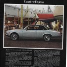 Old Jaguar XJC Executive Express Car Ad Boatyard