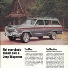 Old Jeep Wagoneer Car Ad The Man The Machine