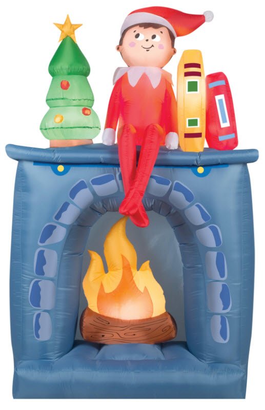 Elf On The Shelf Inflatable Airblown outdoor Christmas decor Licensed