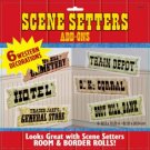 Scene Setters Wild West Saloon Signs-6pk