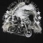 Biker Born to Be Wild American Eagle on Mt. Rushmore Men T-Shirt size XL chopper