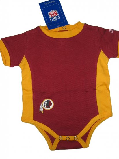 NFL Washington Redskins infant Reebok onesie 6/9 Months FREE SHIPPING!