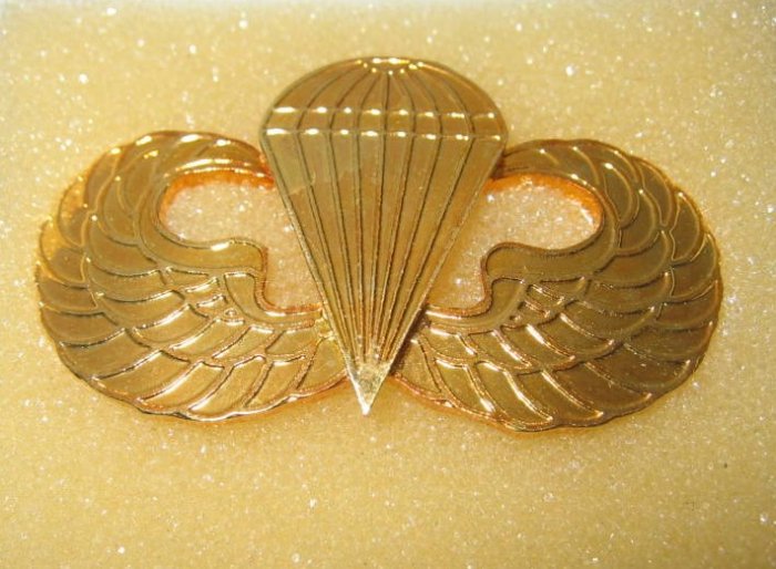 Indonesian Military Para Parachute / Jump Wing Badge FREE SHIPPING!