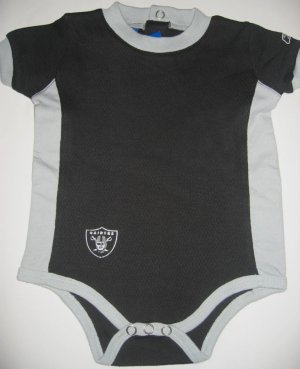 New NFL Oakland Raiders Infant Onesie Baby size 3/6M FREE SHIPPING!