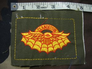 Indonesia Military Clandestine / Intel / Espionage Patch FREE SHIPPING!