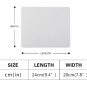 Skateboard Mouse Pad Wristrest for PC Laptop Notebook Mac Rubber Back Mousepad Square