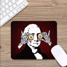 George Washington Halloween Mouse Pad for PC Laptop Notebook Mac Rubber Back Mousepad Square