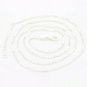 Crimped Link Chain Silver Plated