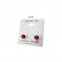 Dainty Swarovski Crystal Drop Earrings in Sterling Silver