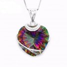 32ct Rainbow Fire Mystic Topazs Pendant