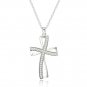 Elegant Classic Crystal Cross Pendant