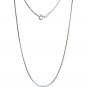 20" Sterling Silver Necklace Italian Box Chain Pure 925 Italy New USA Wholesale