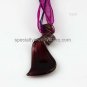 Streamer Foil Venetian Murano Glass Pendants & Earrings Jewelry