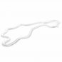 6MM Silver Plated Flat Snake Chain Necklace 18"