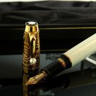 Montblanc Boheme Lacquer Pearl with Gold Trim Medium Point Fountain Pen / Mother-of-Pearl