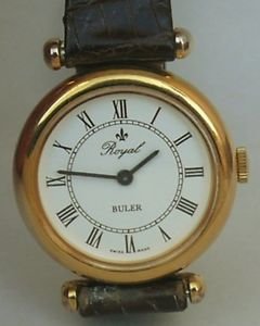 RARE Royal Buler manual wind swiss made watch royal works running