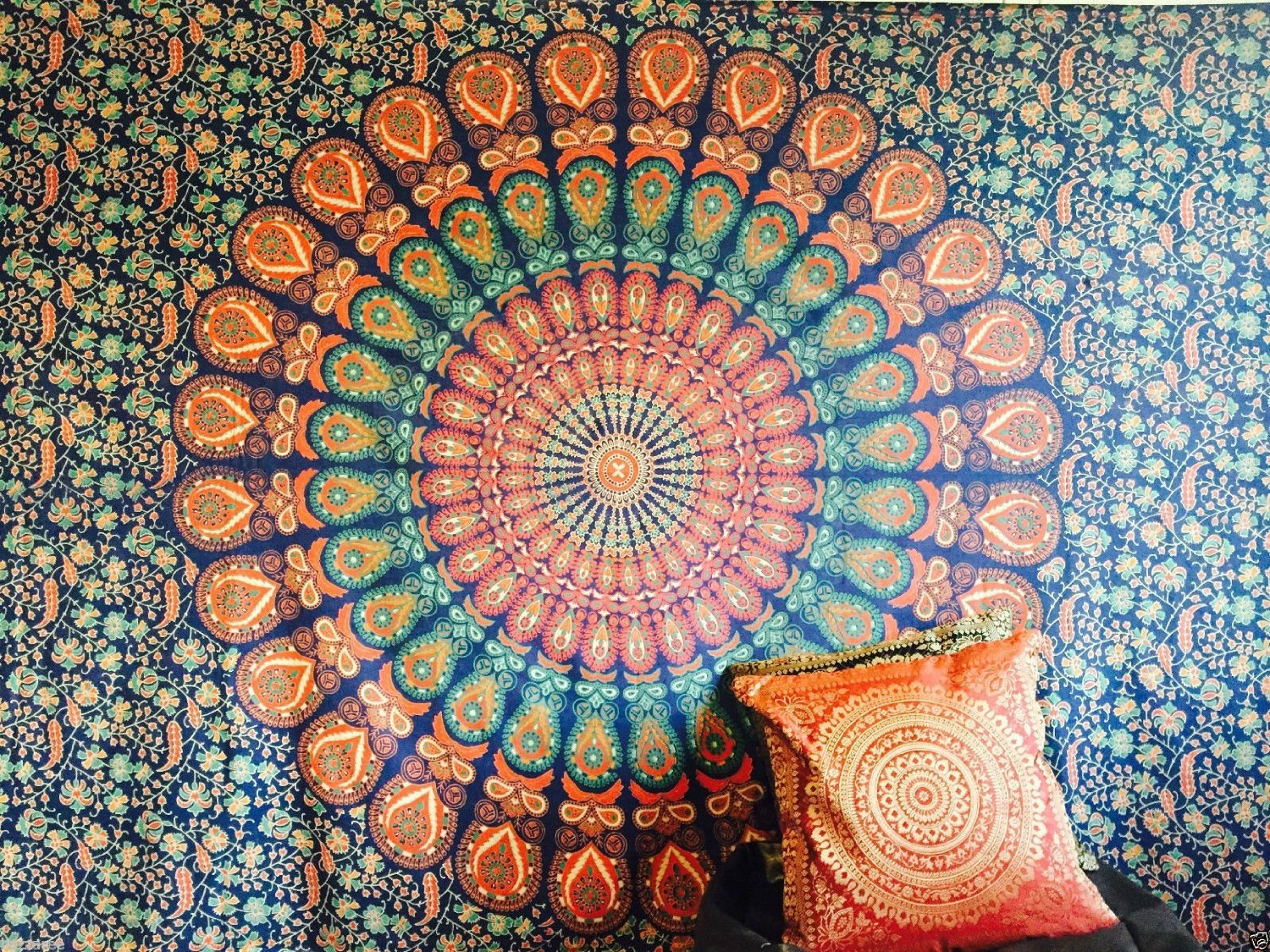 Indian Tapestry Wall Hanging Mandala Throw Hippie Gypsy Cover Bohemian Dorm Deco