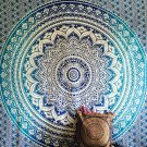Indian Decor Mandala Tapestry Wall Hanging Hippie Throw Bohemian Twin Bedspread Ombre