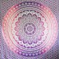 Indian Decor Mandala Tapestry Wall Hanging Hippie Throw Bohemian Twin Bedspread Ombre