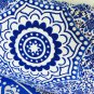 New Indian Blue Ombre Mandala Hippie Bohemian Double 2 Pillow Cover Wall Hanging